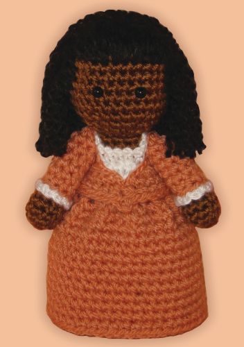 Crocheted doll amigurumi Angelica Schuylerfrom 