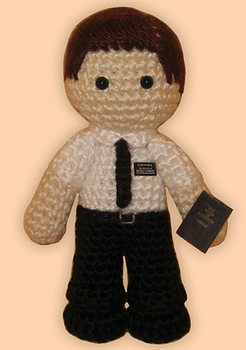 Crocheted doll amigurumi Elder Pricefrom 