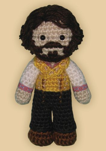 Crocheted doll amigurumi Pierrefrom 