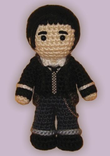 Crocheted doll amigurumi Yitzhakfrom 