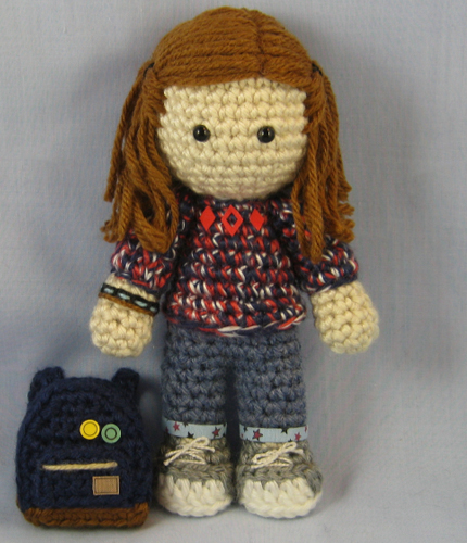 Crocheted doll amigurumi Zoe Murphyfrom 