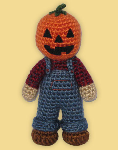 Crocheted doll amigurumi Jack the Scarecrowfrom 