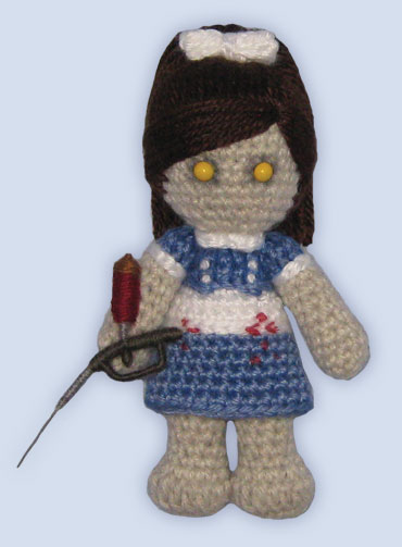 Crocheted doll amigurumi Little Sisterfrom 