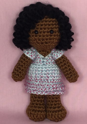 Crocheted doll amigurumi Nabulungifrom 