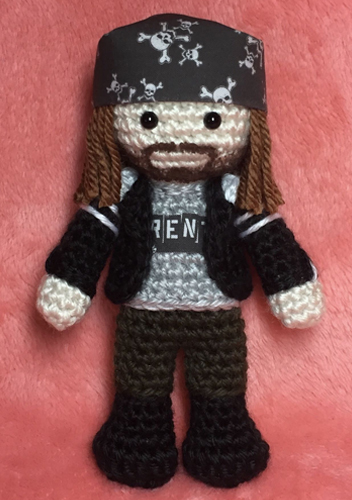 Crocheted doll amigurumi Yitzhakfrom 