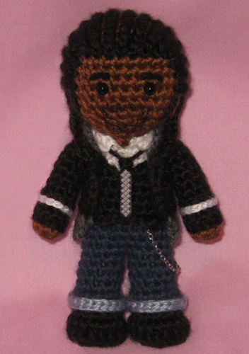 Crocheted doll amigurumi Yitzhakfrom 