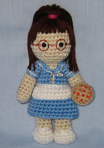 Crocheted doll amigurumi Dawnfrom 