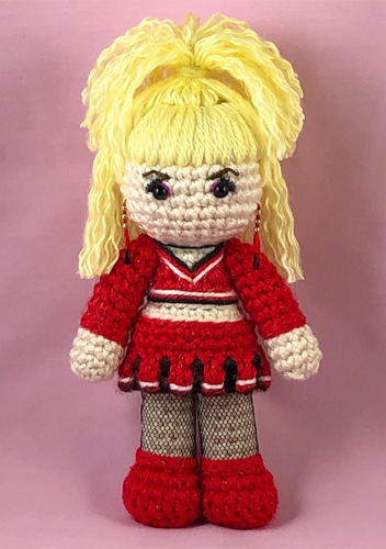 Crocheted doll amigurumi Katya Zamolodchikovafrom 