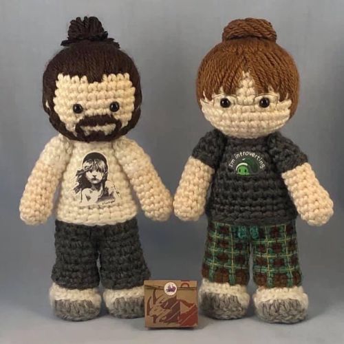 Crocheted doll amigurumi Me & My Boyfriendfrom 