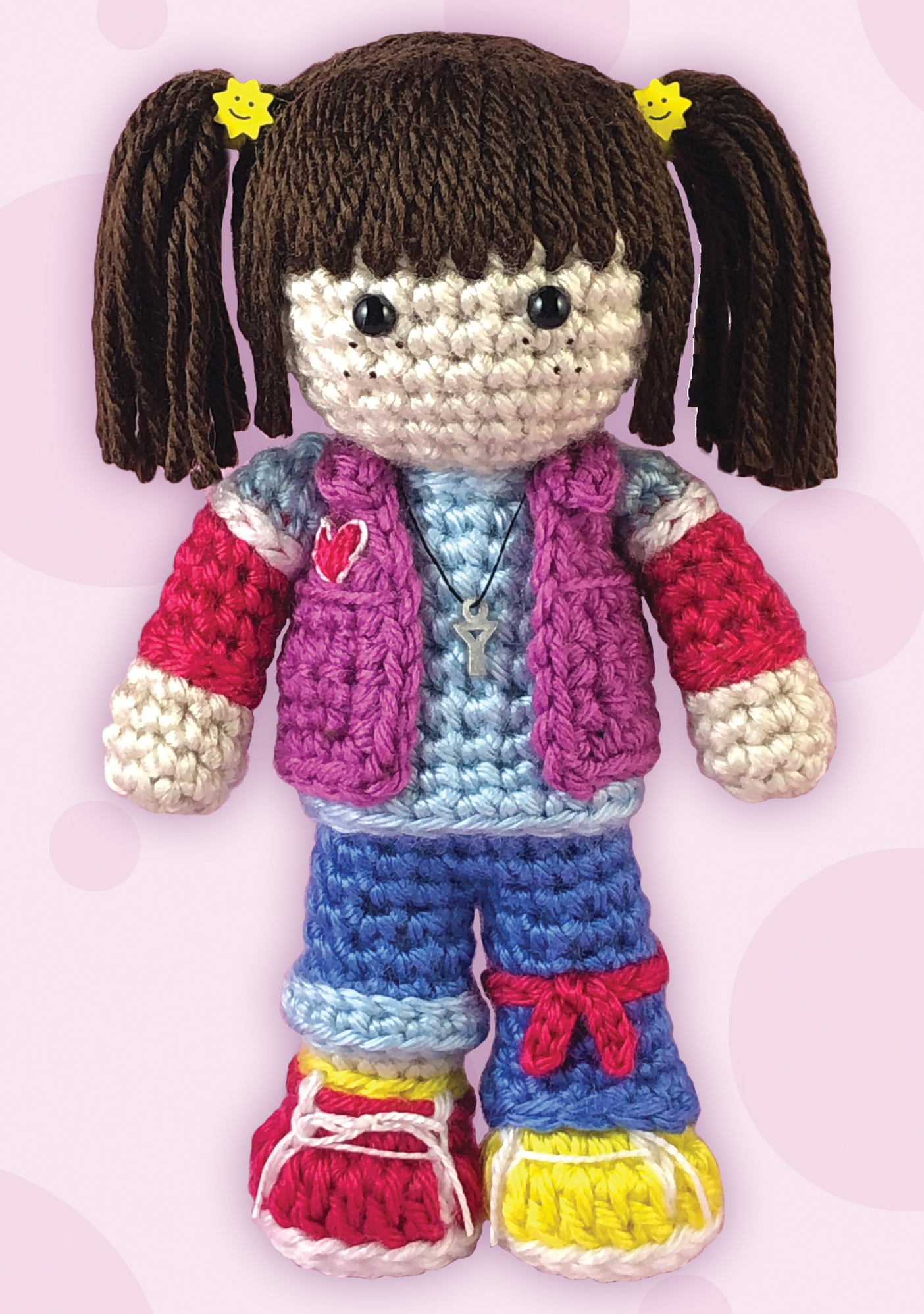 Crocheted doll amigurumi Punky Brewsterfrom 