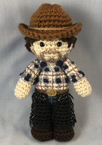 Crocheted doll amigurumi Will Parkerfrom 